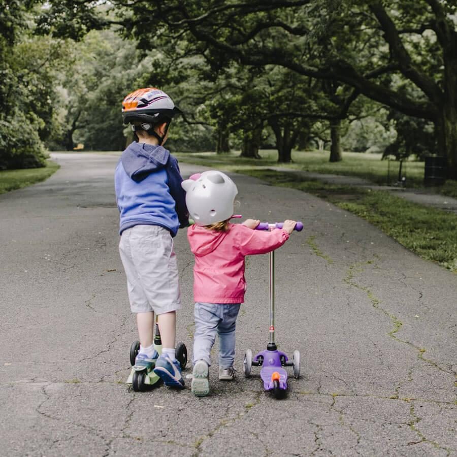 Kids love ride on together